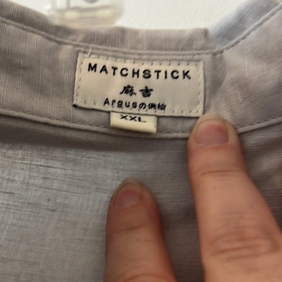 Matchstick linen top grey XXL NWT lightweight workwear relaxed neutral office - Picture 3 of 15